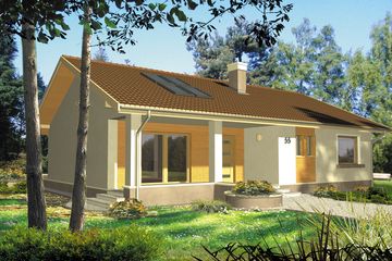  Projekt domu Koori (WRH1071) - projekt domu parterowego - Zdjęcie 3