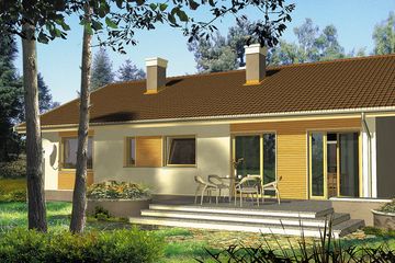  Projekt domu Koori (WRH1071) - projekt domu parterowego - Zdjęcie 4