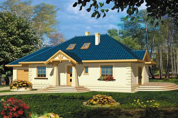  Projekt domu Lira I (WRH1125) - projekt domu parterowego - Zdjęcie 3