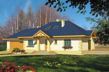  Projekt domu Lira II Plus (WRH1126) - projekt domu parterowego - Zdjęcie 4