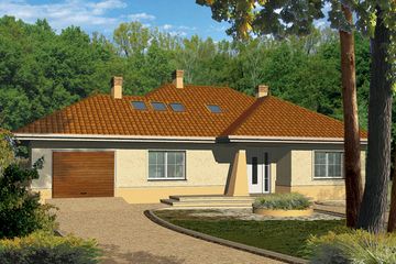  Projekt domu Mitra I (WRH1156) - projekt domu parterowego z poddaszem - Zdjęcie 3