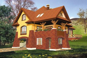  Projekt domu Nieboskłon I (WRH1132) - projekt domu z pełnym piętrem i poddaszem - Zdjęcie 4