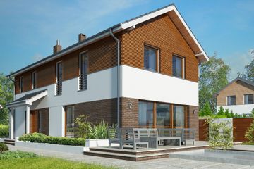  Projekt domu Brunico LMP345 (WRB1557) - projekt domu z pełnym piętrem - Zdjęcie 6