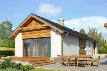  Projekt domu Evora LMB118 (WRB1559) - projekt domu parterowego - Zdjęcie 4