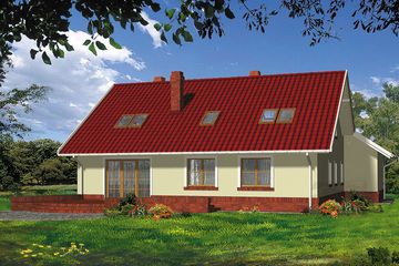  Projekt domu Perseid II (WRH1189) - projekt domu parterowego z poddaszem - Zdjęcie 3