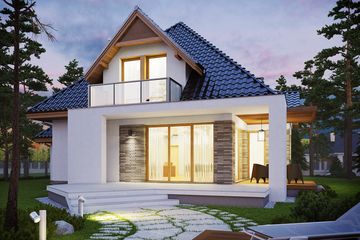  Projekt domu Amira G1 (WRC2606) - projekt domu parterowego z poddaszem - Zdjęcie 4