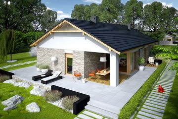  Projekt domu Daniel G2 energo (WRC2608) - projekt domu parterowego - Zdjęcie 6