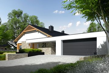  Projekt domu Daniel G2 energo (WRC2608) - projekt domu parterowego - Zdjęcie 4