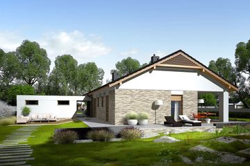  Projekt domu Daniel G2 energo (WRC2608) - projekt domu parterowego - Zdjęcie 5