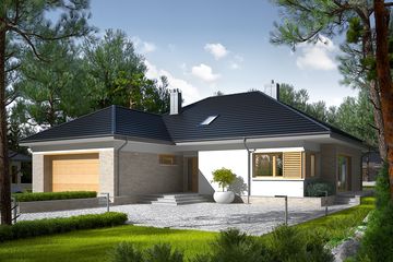  Projekt domu Marcel IV G2 (WRC2609) - projekt domu parterowego - Zdjęcie 1