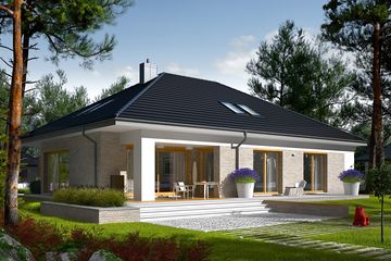 Projekt domu Marcel IV G2 (WRC2609) - projekt domu parterowego - Zdjęcie 2