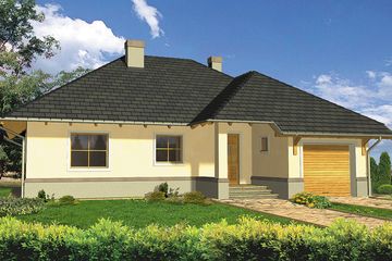  Projekt domu Pulsar I (WRH1145) - projekt domu parterowego - Zdjęcie 3