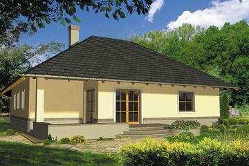  Projekt domu Pulsar I (WRH1145) - projekt domu parterowego - Zdjęcie 4