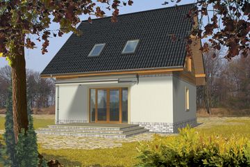  Projekt domu Sigma (WRH1177) - projekt domu parterowego z poddaszem - Zdjęcie 5