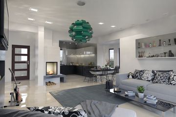  Projekt domu Minorka (SKA1029) - projekt domu parterowego z poddaszem - Zdjęcie 4