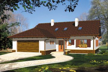  Projekt domu Apollo IIA (WRH1063) - projekt domu parterowego - Zdjęcie 3