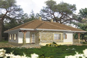  Projekt domu Argo (WRH1162) - projekt domu parterowego - Zdjęcie 3