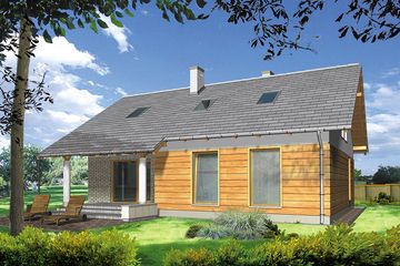  Projekt domu Eta (WRH1192) - projekt domu parterowego - Zdjęcie 2