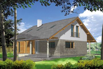  Projekt domu Eta (WRH1192) - projekt domu parterowego - Zdjęcie 3