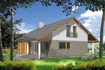  Projekt domu Eta (WRH1192) - projekt domu parterowego - Zdjęcie 4