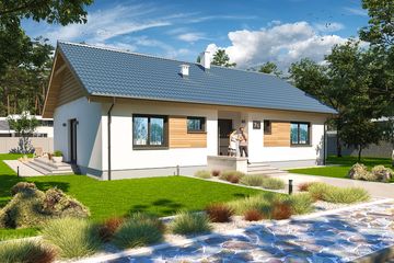  Projekt domu Telimena (WOE1081) - projekt domu parterowego - Zdjęcie 2
