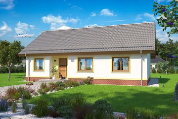  Projekt domu Tamina mała PS (WOE1083) - projekt domu parterowego - Zdjęcie 2