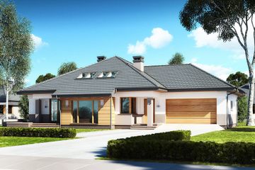  Projekt domu Szeherezada N 2G (BSB1107) - projekt domu parterowego z poddaszem - Zdjęcie 2