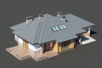  Projekt domu Szeherezada N 2G (BSB1107) - projekt domu parterowego z poddaszem - Zdjęcie 5