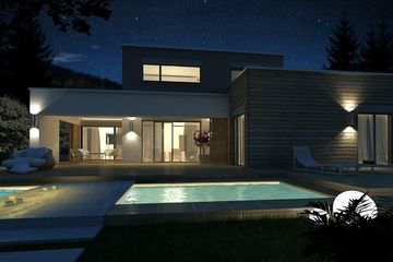  Projekt domu Montana 1 wersja A paliwo stałe (WRD2416) - projekt domu parterowego z poddaszem - Zdjęcie 1