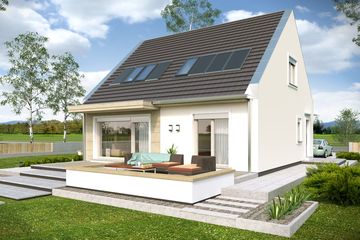  Projekt domu Tina A (WRD2429) - projekt domu parterowego z poddaszem - Zdjęcie 4