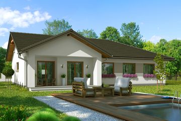  Projekt domu w Nowym Meksyku (KRN1077) - projekt domu parterowego - Zdjęcie 2