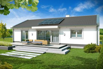  Projekt domu Simple 3 (WRD2439) - projekt domu parterowego - Zdjęcie 2