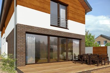 Projekt domu Lincoln LMP347 - z pełnym piętrem dom o powierzchni 147,82 m², dach dwuspadowy - ujęcie 4