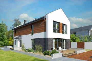  Projekt domu Luton LMP346 (WRB1563) - projekt domu z pełnym piętrem - Zdjęcie 3