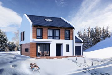  Projekt domu Skagen DCP401 (WOB1622) - projekt domu z pełnym piętrem - Zdjęcie 2