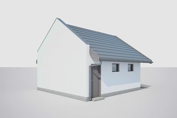  Projekt garażu G330B (SLN2385) - projekt garażu parterowego - Zdjęcie 3