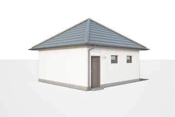  Projekt garażu G330E (SLN2388) - projekt garażu parterowego - Zdjęcie 4