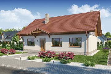  Projekt domu Betina 3 (WRW1251) - projekt domu parterowego - Zdjęcie 1