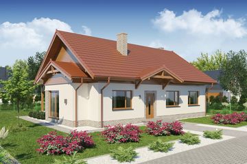  Projekt domu Betina 3 (WRW1251) - projekt domu parterowego - Zdjęcie 2