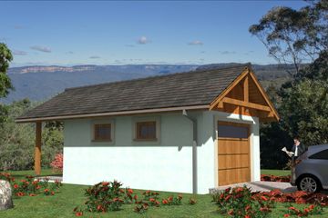  Projekt garażu G-1 szkieletowy (BBD1228) - projekt garażu parterowego - Zdjęcie 2