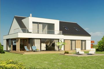  Projekt domu AJR_07_A2 (WOJ1014) - projekt domu parterowego z poddaszem - Zdjęcie 5