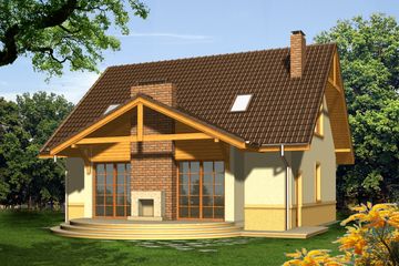  Projekt domu Koneser (WRN1112) - projekt domu parterowego z poddaszem - Zdjęcie 4