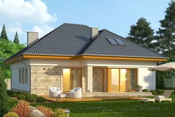  Projekt domu Amalfi 2 (WRN1292) - projekt domu parterowego z poddaszem - Zdjęcie 3