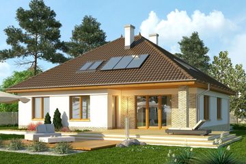  Projekt domu Melodia 2 (WRN1298) - projekt domu parterowego z poddaszem - Zdjęcie 2