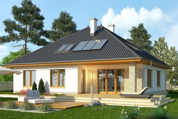  Projekt domu Melodia 2 (WRN1298) - projekt domu parterowego z poddaszem - Zdjęcie 3