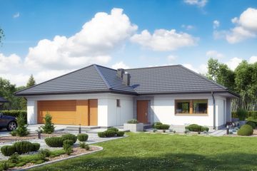  Projekt domu TK133 (WAK1065) - projekt domu parterowego - Zdjęcie 1