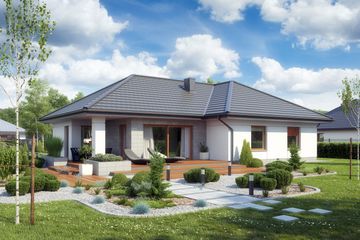  Projekt domu TK133 (WAK1065) - projekt domu parterowego - Zdjęcie 3