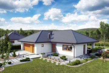  Projekt domu TK133 (WAK1065) - projekt domu parterowego - Zdjęcie 4