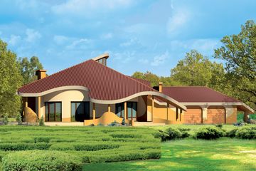  Projekt domu Amadeo 2 (WAL1016) - projekt domu parterowego - Zdjęcie 2