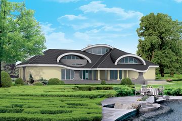  Projekt domu Anastazja (WAL1017) - projekt domu parterowego z poddaszem - Zdjęcie 1